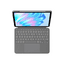 Logitech Combo Touch, KeyboardDock für Apple iPad Air 11 (M2) 2024, grau, DE