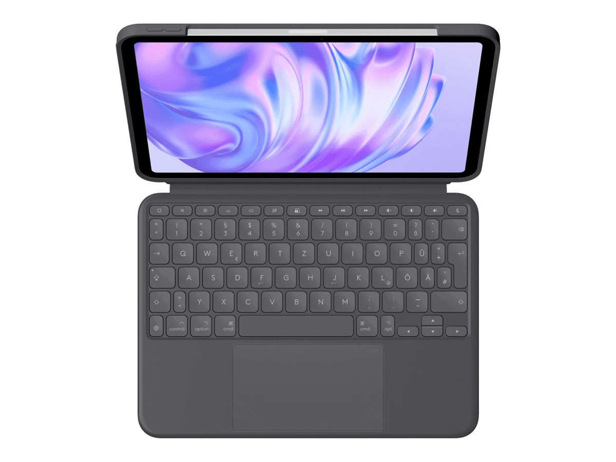 Logitech Combo Touch, KeyboardDock für Apple iPad Pro 11 (M4) 2024, grafit, DE