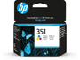 HP Tinte cyan/magenta/yellow Nr. 351 (CB337EE) ca. 170 Seiten