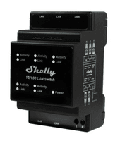 Shelly - Hutschiene - LAN Switch - 5 Ports - 10/100 Mbit