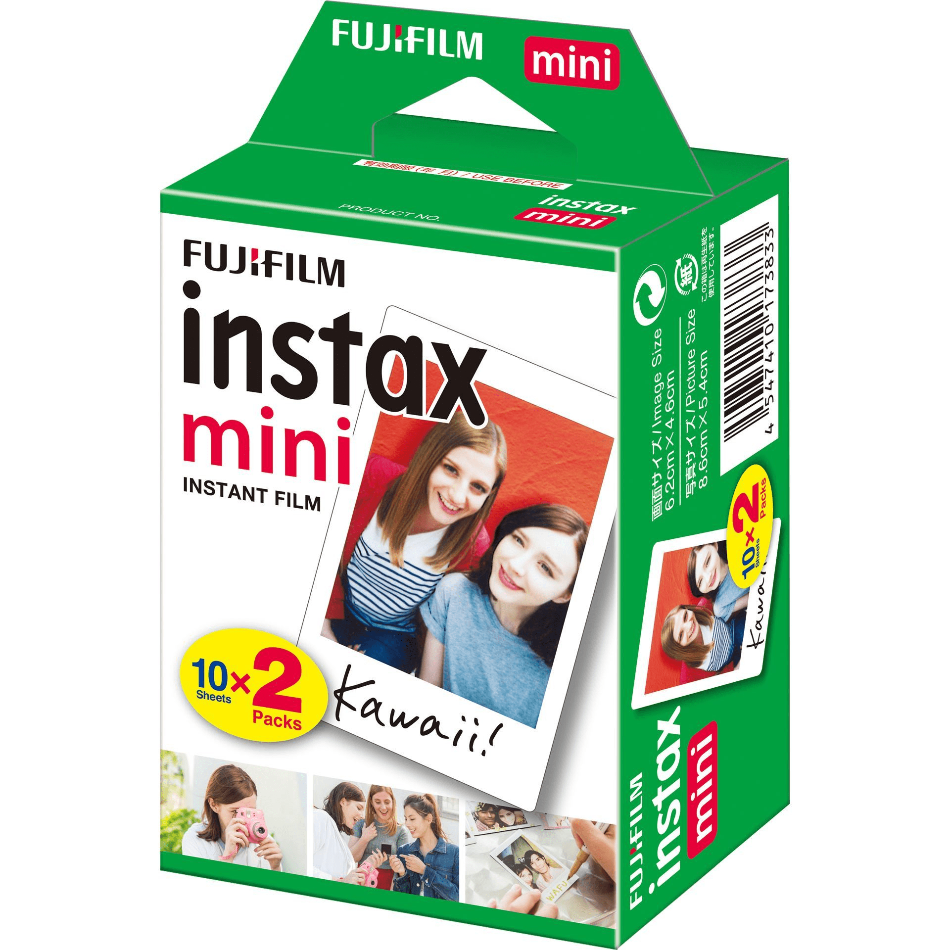 Fujifilm instax mini Sofortbildfilm, 20 Aufnahmen