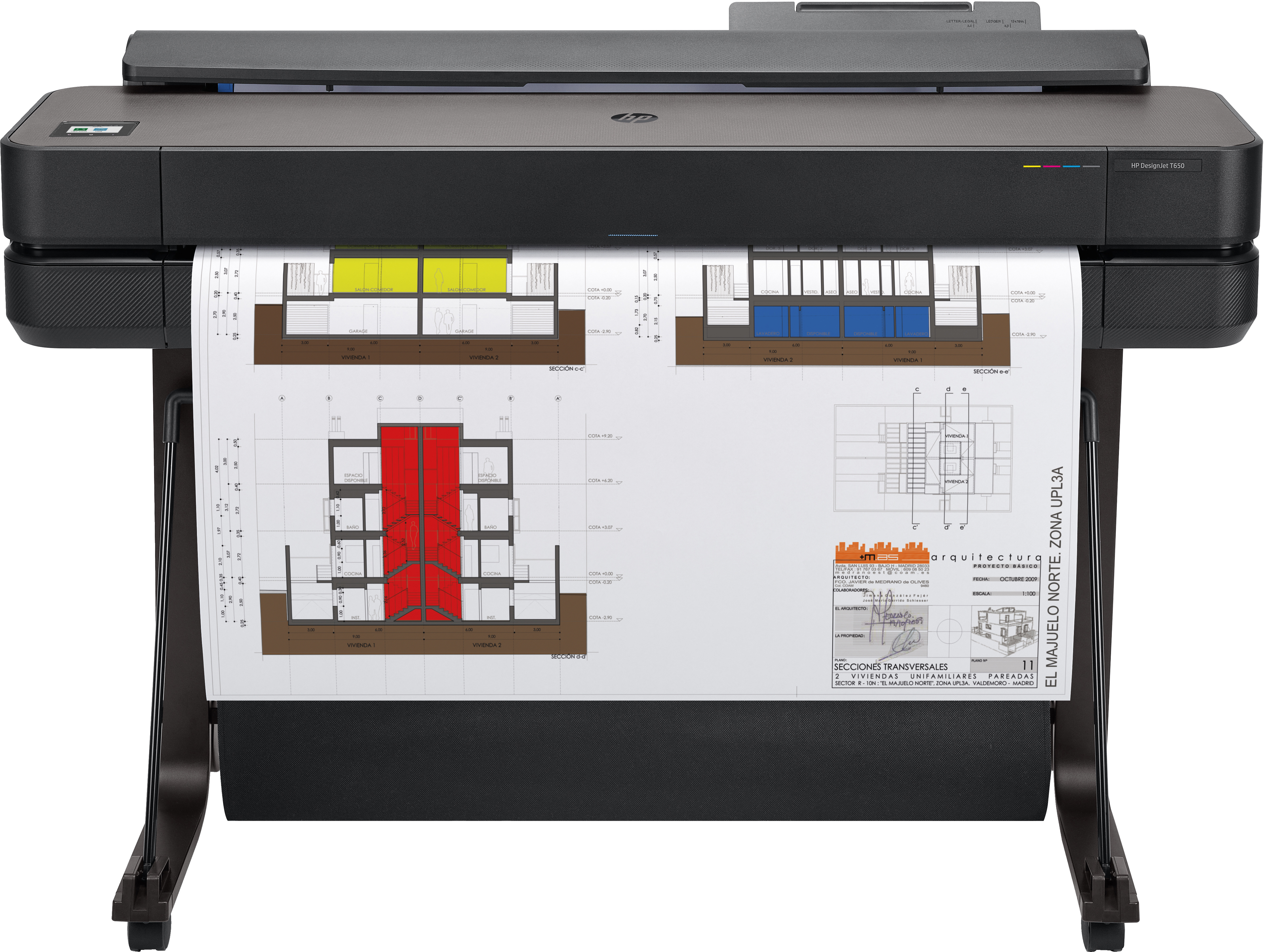 HP Designjet T650 Printer 36 2025 Edition 5HB10D#B19 - Großformatdrucker -...