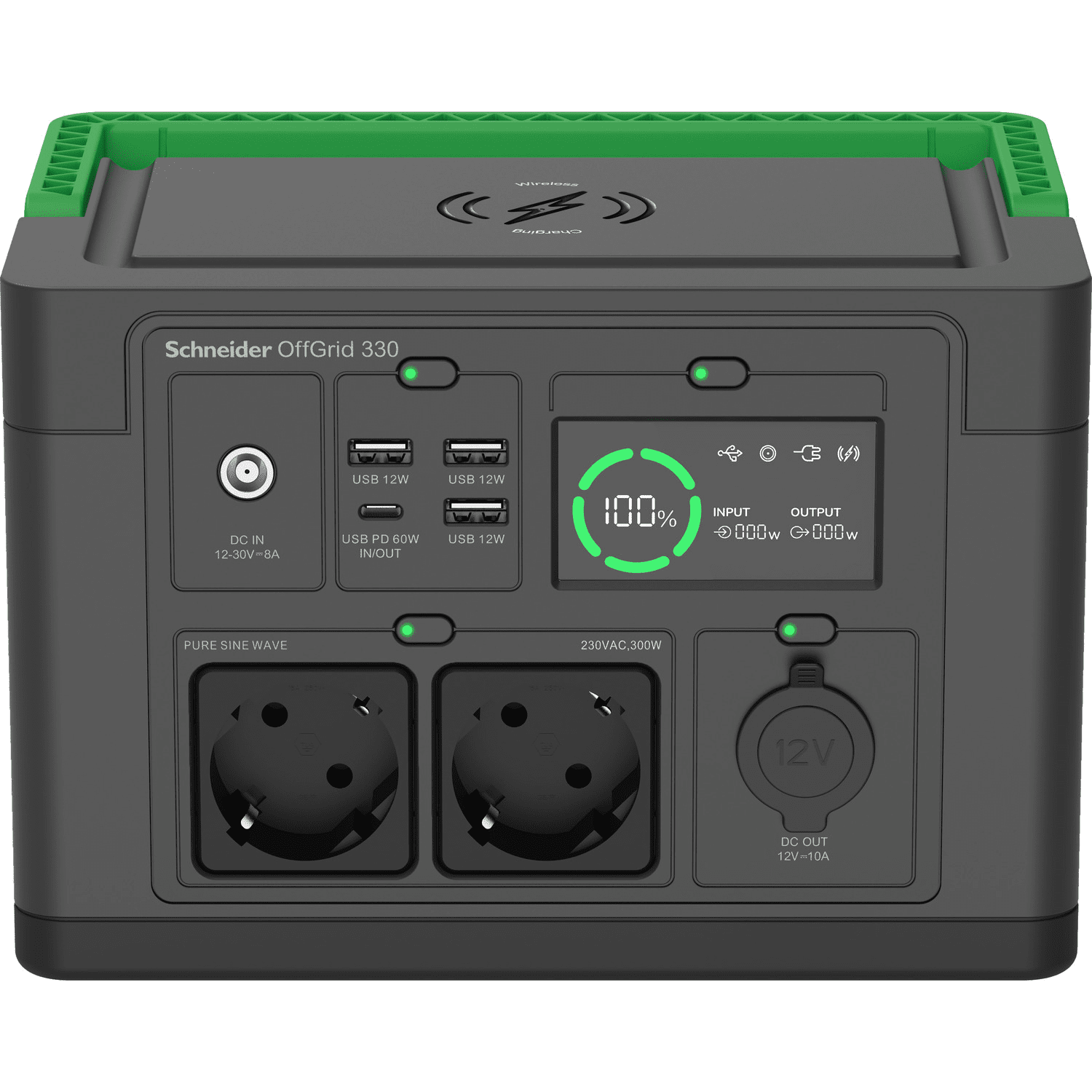 APC PPS330-GR Tragbare Power Station Lithium-Ion (Li-Ion) 531 W 3,3 kg