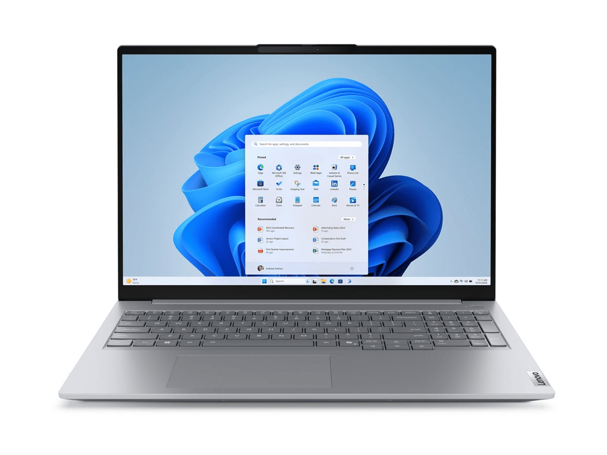 Lenovo ThinkBook 16 G8, 16 WUXGA, Core Ultra 7 255H, 16GB RAM, 512GB SSD,...