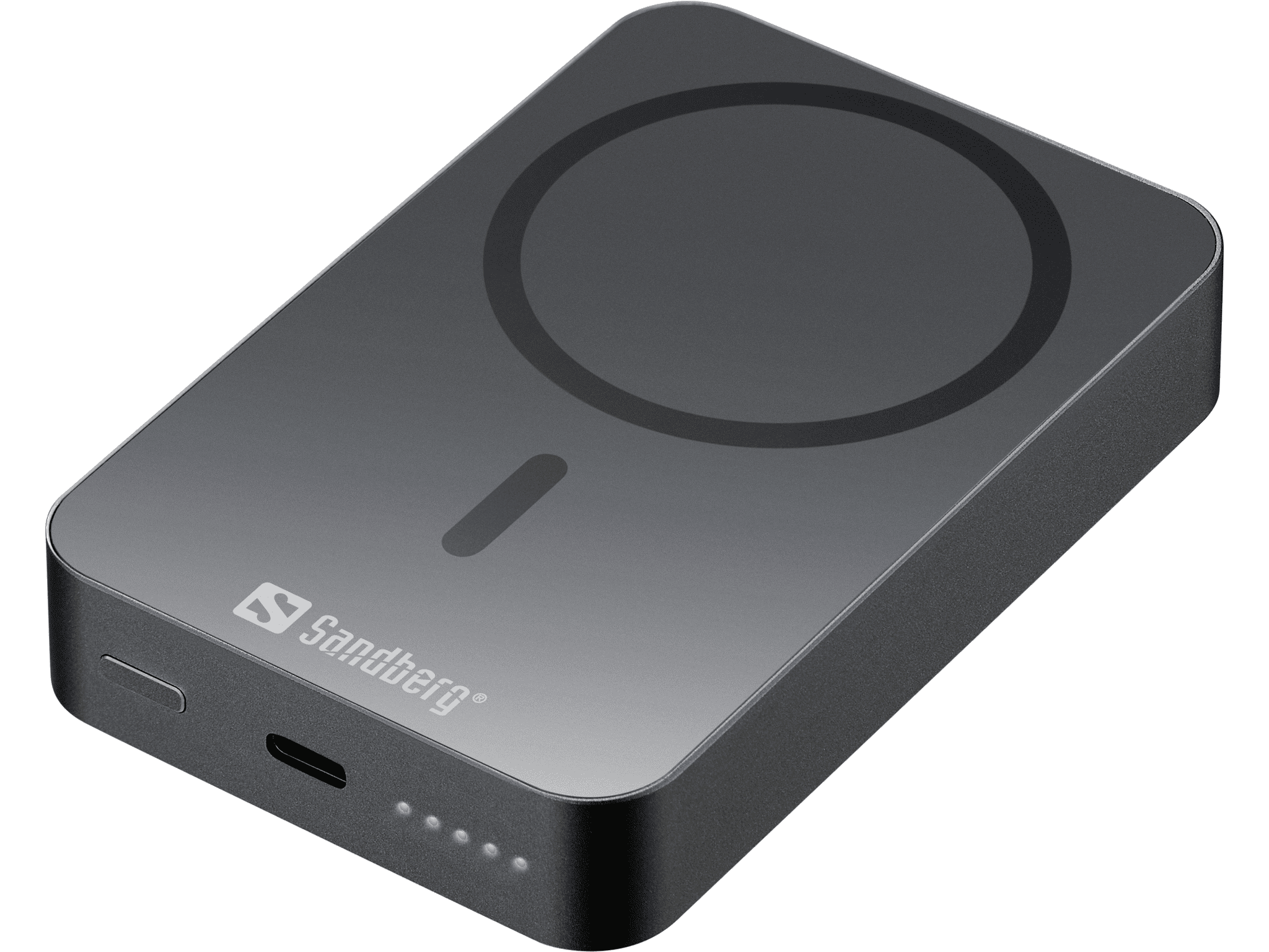 Sandberg 420-97 Powerbank Lithium 10000 mAh Kabelloses Aufladen Schwarz