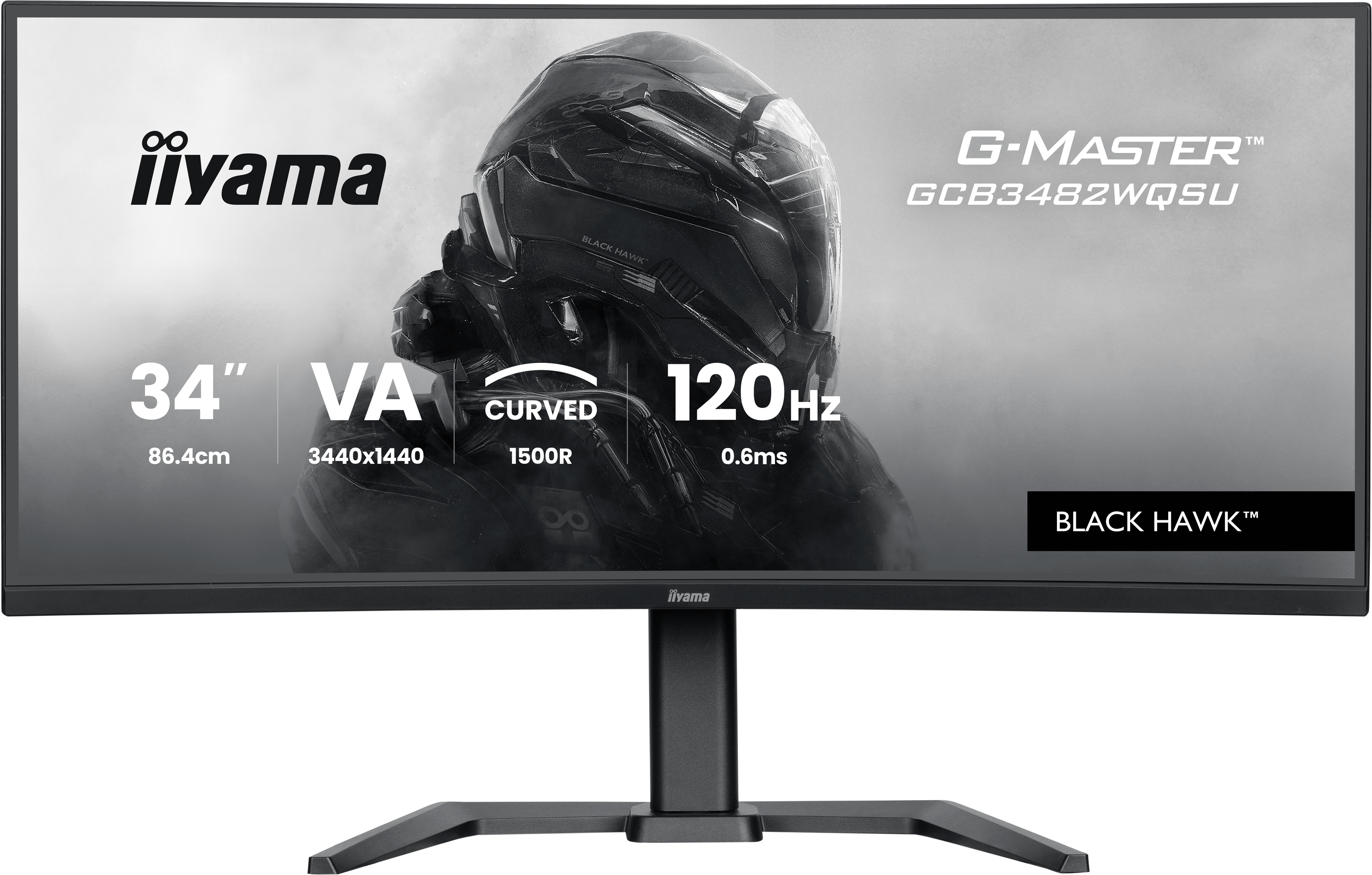 iiyama G-Master GCB3482WQSU-B1, 34, UWQHD (3440x1440), VA, 120Hz, HDMI, DP,...