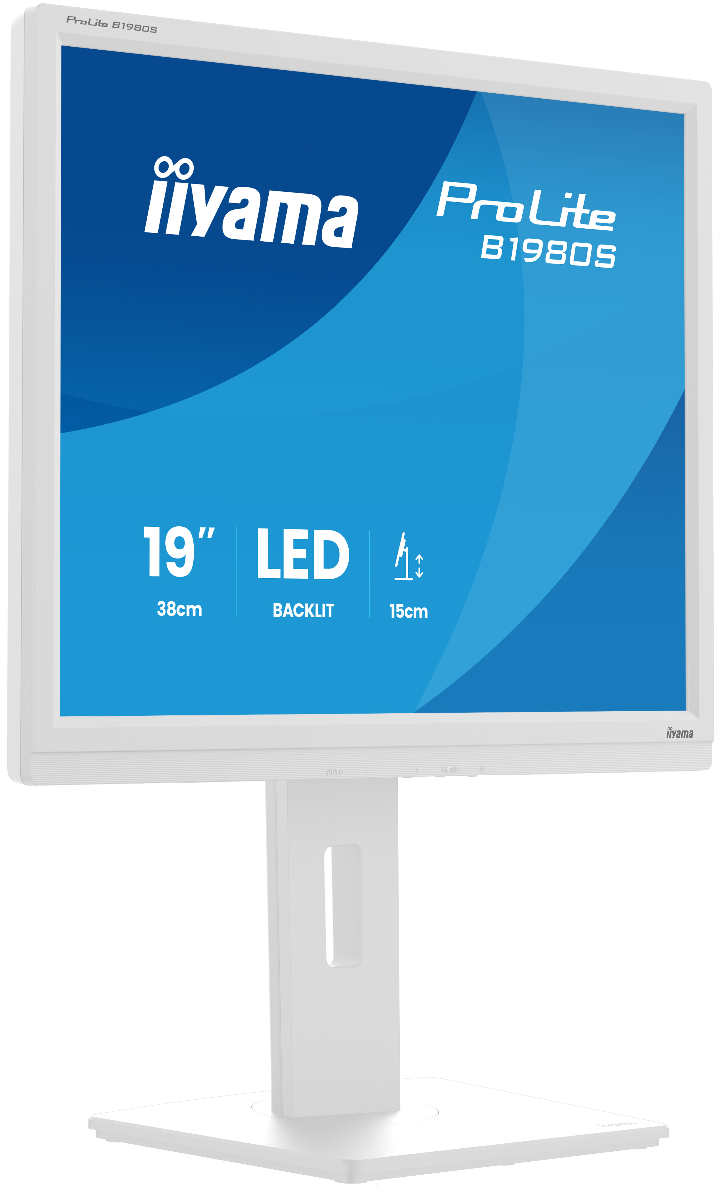 iiyama ProLite B1980S-W1, 19, SXGA (1280x1024), TN, 75Hz, HDMI, DP,...