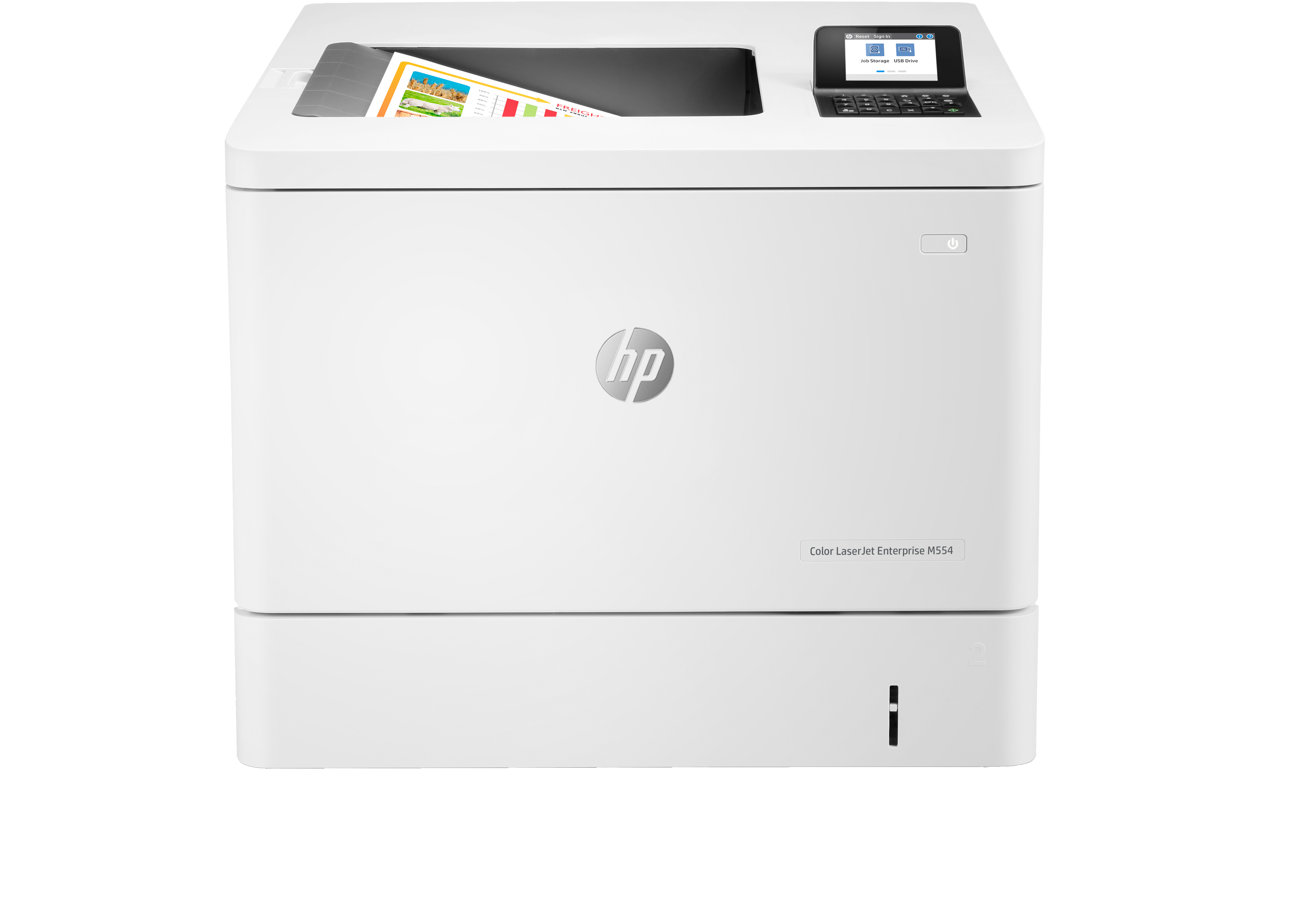 HP LaserJet Enterprise M554dn, Laser Color, A4