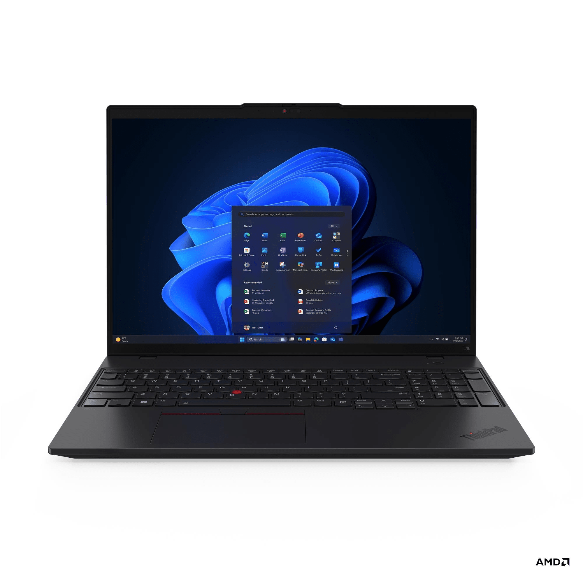 Lenovo ThinkPad L16 G2, 16 WUXGA, Core Ultra 5 225U, 16GB RAM, 512GB SSD,...