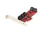 StarTech.com 10P6G-PCIE-SATA-CARD Schnittstellenkarte/Adapter Eingebaut