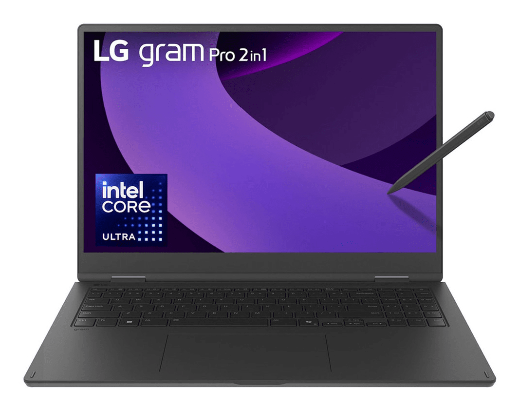 LG gram Pro 16 2-in-1, 16 2,8K Touch, Core Ultra 7 255H, 16GB RAM, 1TB SSD,...