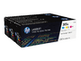 HP Toner cyan/magenta/yellow Nr. 305A (CF370AM) je ca. 2.600 Seiten - Tri-Pack