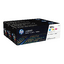 HP Toner cyan/magenta/yellow Nr. 305A (CF370AM) je ca. 2.600 Seiten - Tri-Pack