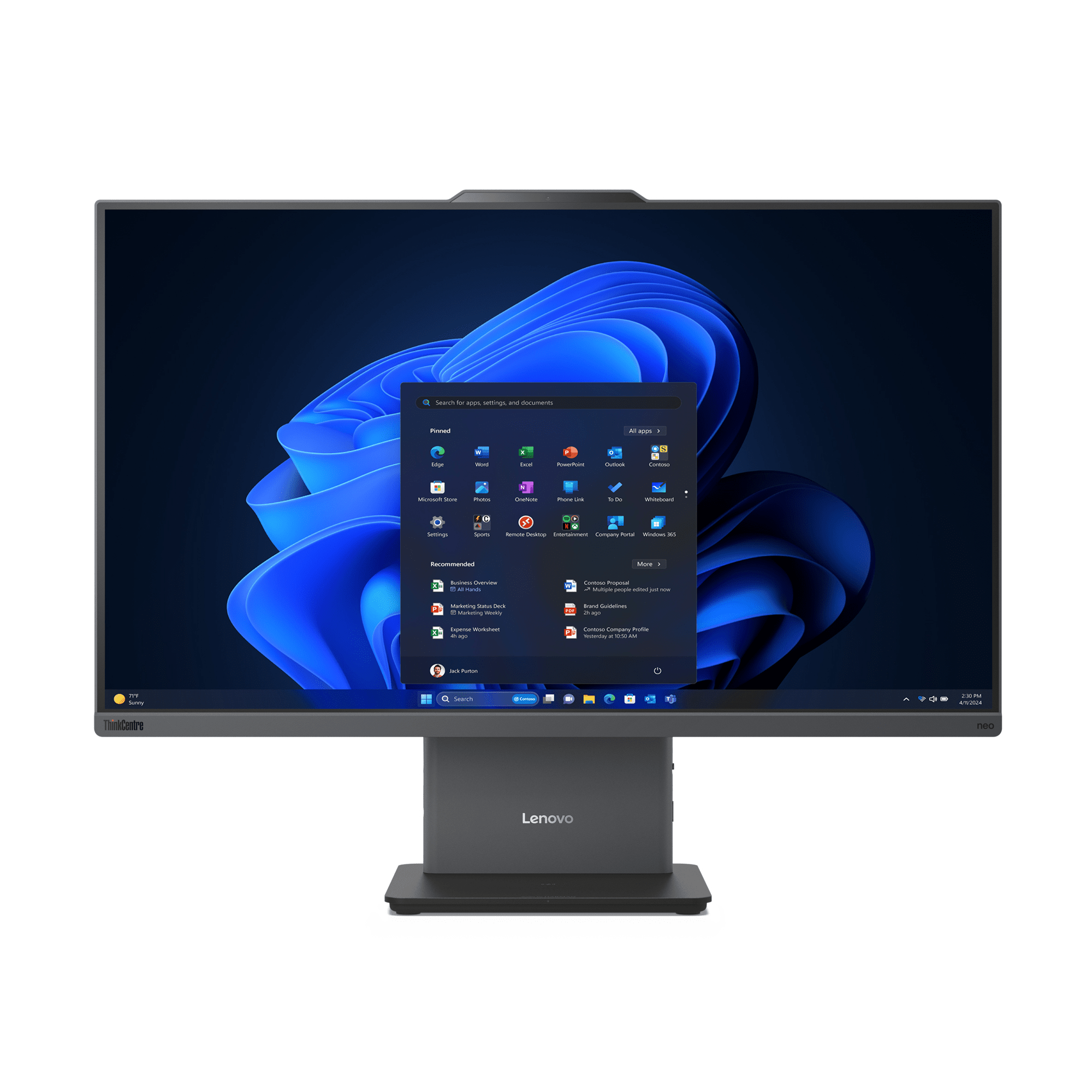 Lenovo ThinkCentre neo 50a 27 G5 All-in-One, 27 FHD, Core i5-13420H, 16GB...