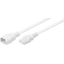 MicroConnect Stromkabel C14 auf C13, 3m, weiß