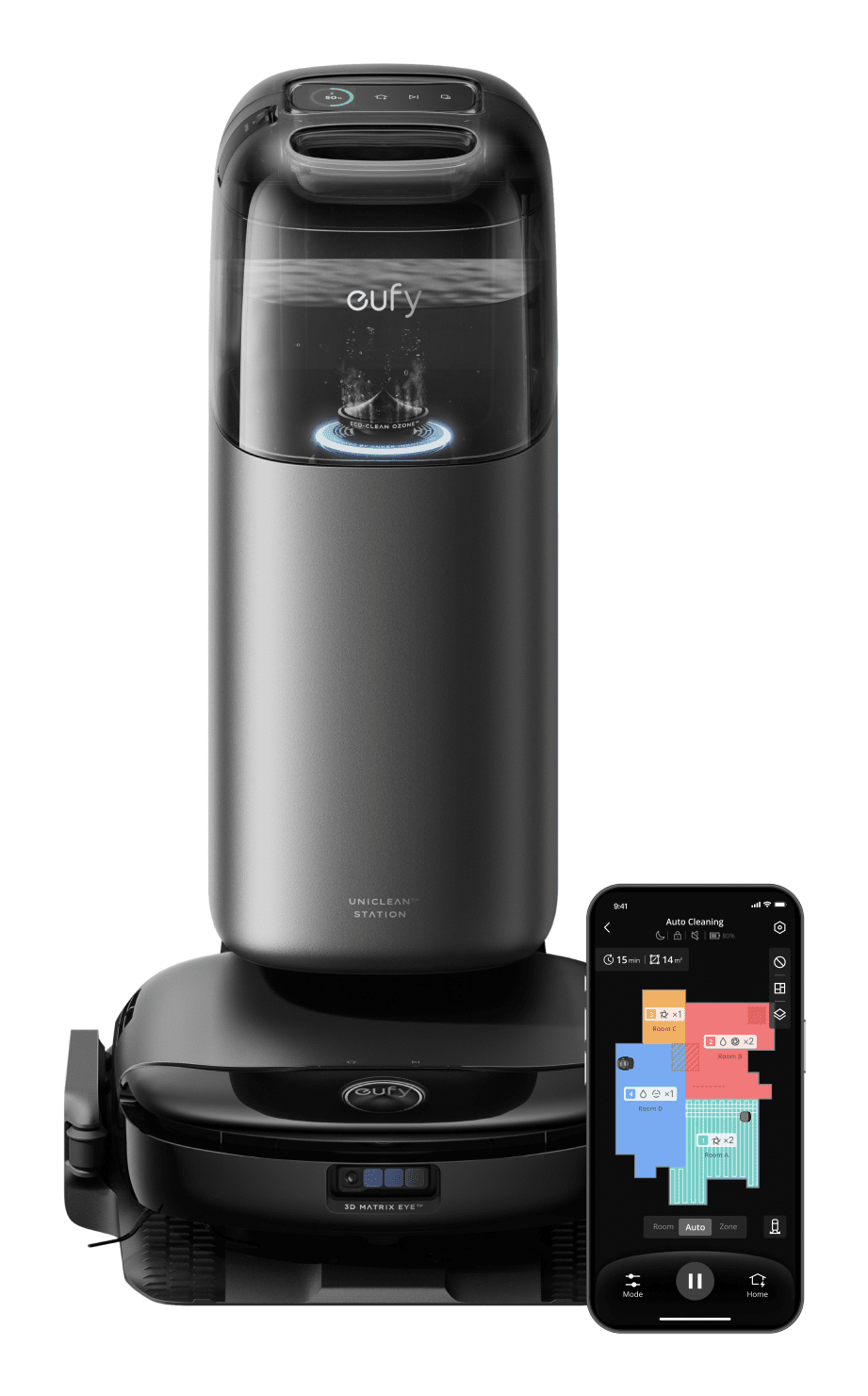 Eufy Omni S1 Pro - Staubsauger - Roboterstaubsauger - beutellos Ladegerät...