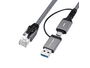 MicroConnect CAT6 RJ45 FTP zu USB A-C Netzwerkadapter, 3m