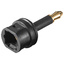 Microconnect TOSLINK-ADAPTER Kabeladapter Toslink 3.5 Toslink mini Schwarz