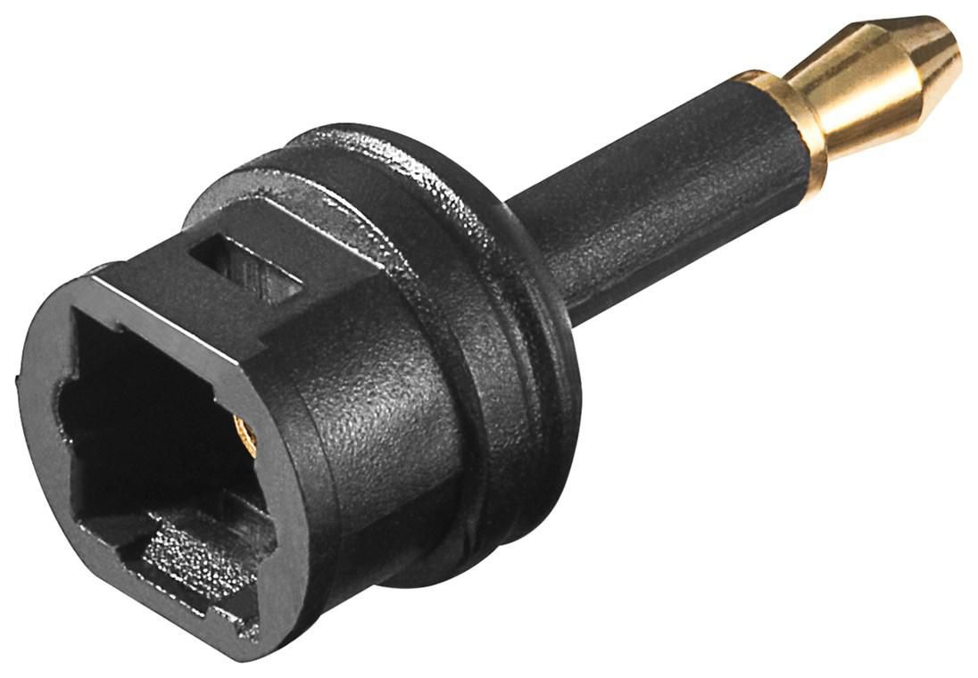 Microconnect TOSLINK-ADAPTER Kabeladapter Toslink 3.5 Toslink mini Schwarz
