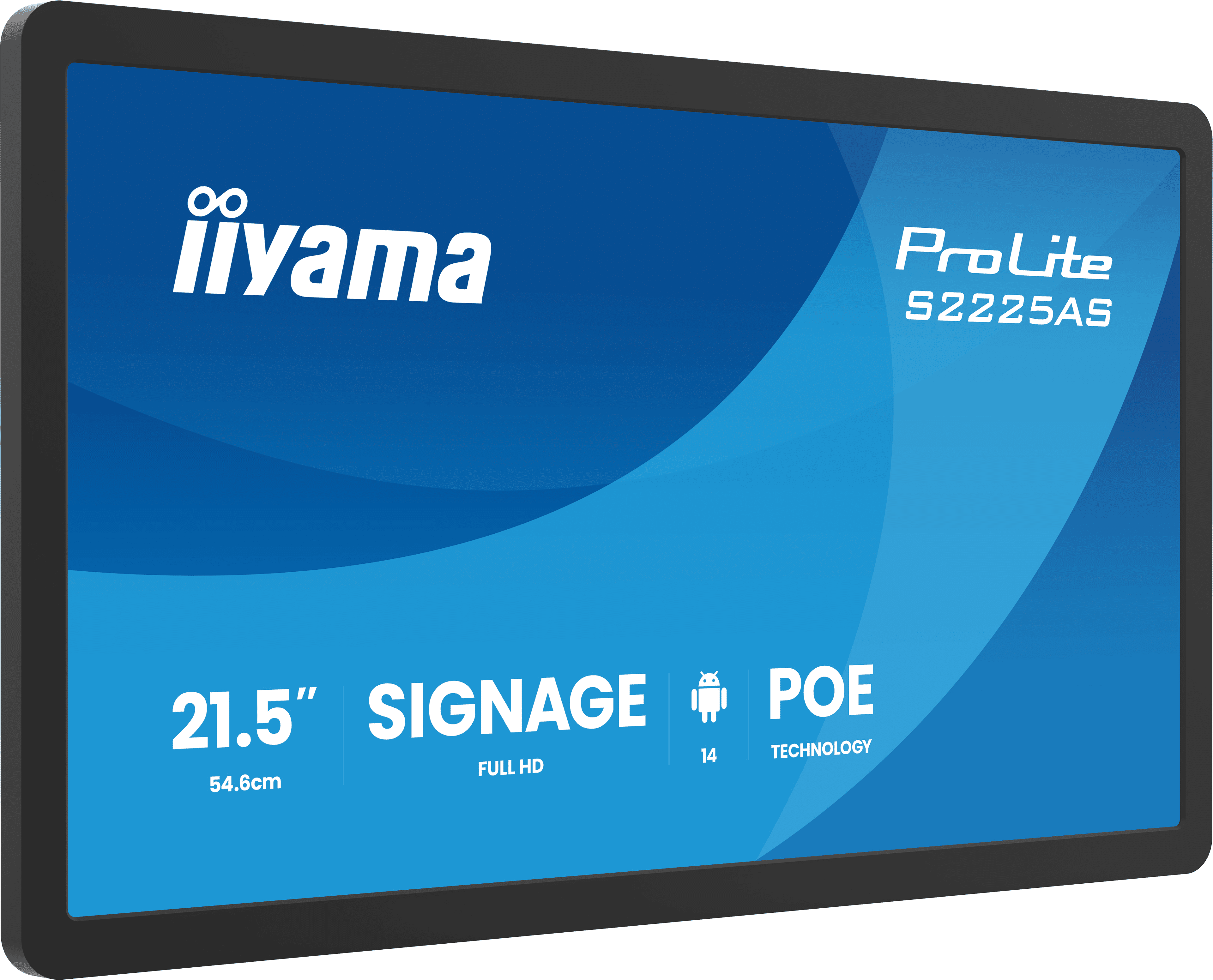 iiyama ProLite S2225AS-B1P, 21.5, Full HD (1920x1080), IPS, 60Hz, HDMI,...