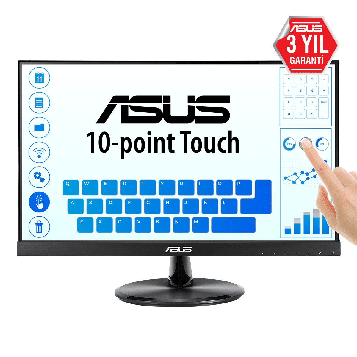 Asus VT229H, 21.5, Full HD (1920x1080), IPS,  HDMI, Touch