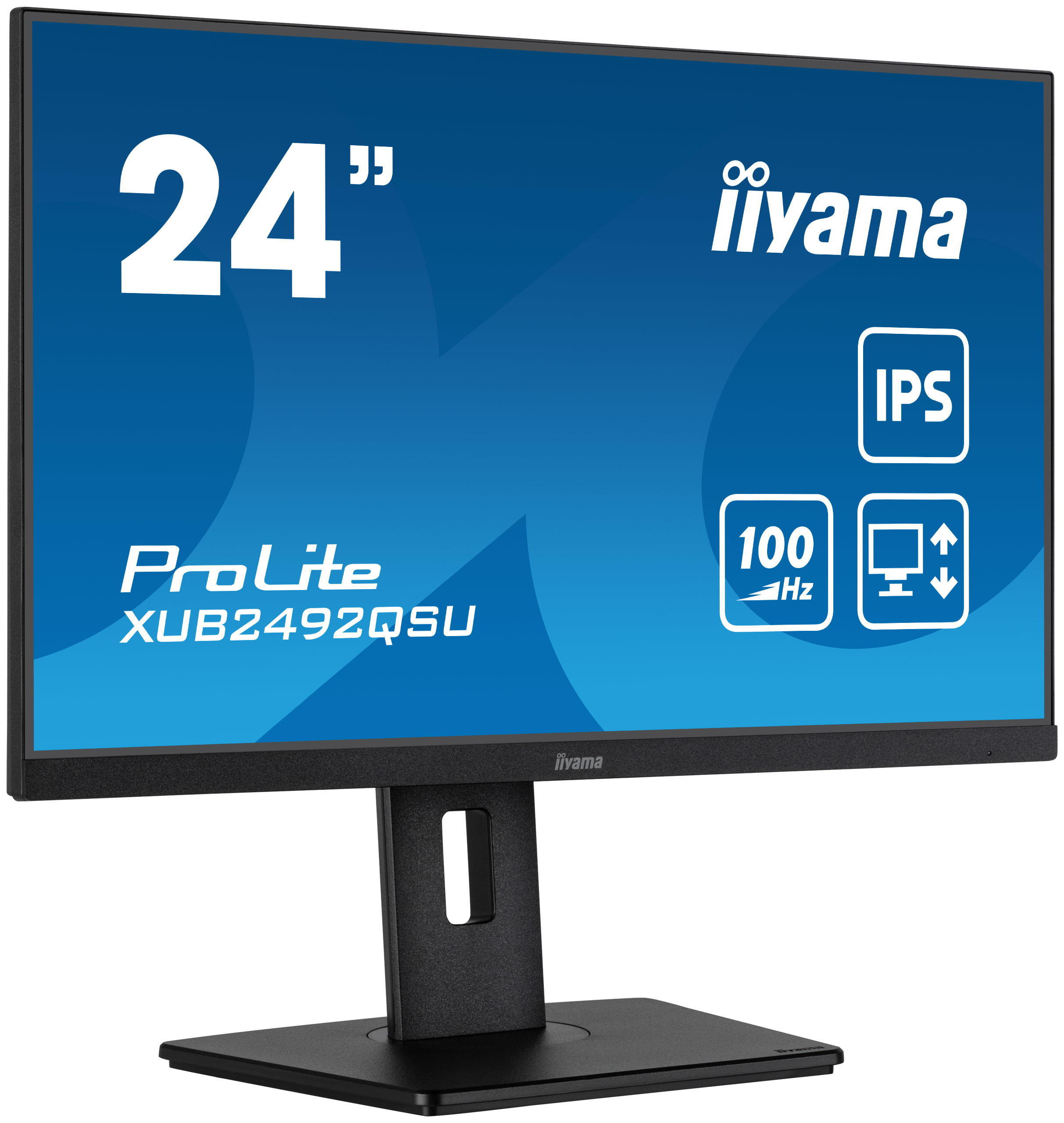 iiyama ProLite XUB2492QSU-B1, 23.8, WQHD (2560x1440), IPS, 75Hz, HDMI, DP,...