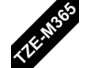 Brother TZe-M365 Matt,  weiß auf mattschwarz - Rolle (3,6 cm x 8 m)