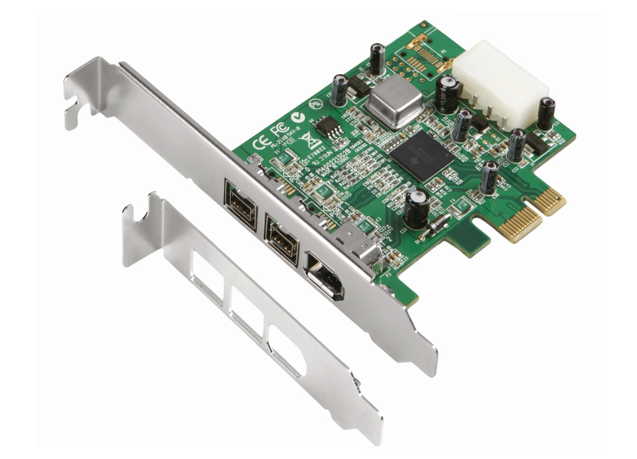 Dawicontrol DC-FW800 FireWire PCIe Hostadapter Schnittstellenkarte/Adapter