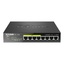 D-Link DGS 1008P - Switch - nicht verwaltet - 4 x 10/100/1000 (PoE)