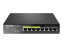D-Link DGS 1008P - Switch - nicht verwaltet - 4 x 10/100/1000 (PoE)