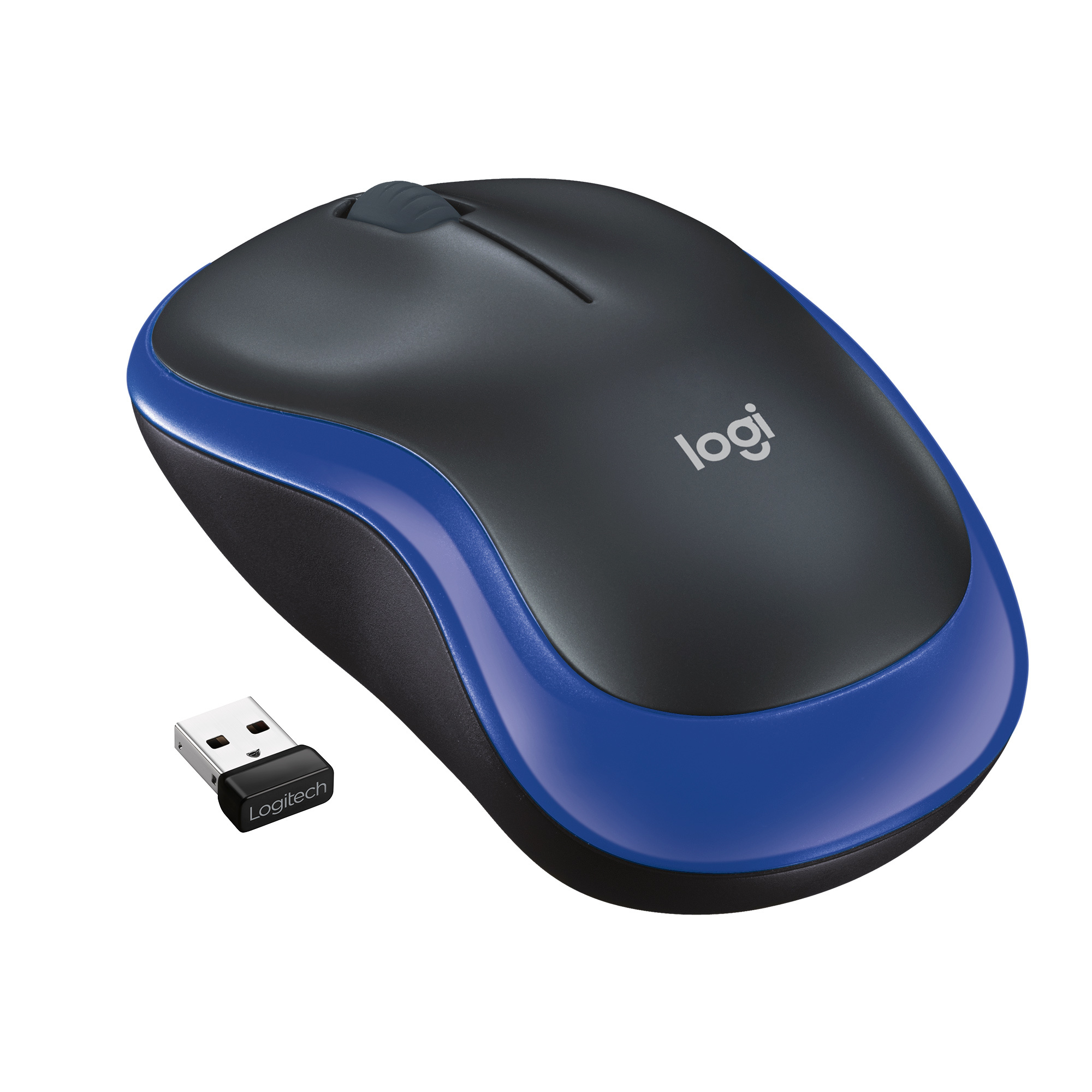 Logitech M185 - Maus - 1.000 dpi Optisch - 3 Tasten - Blau