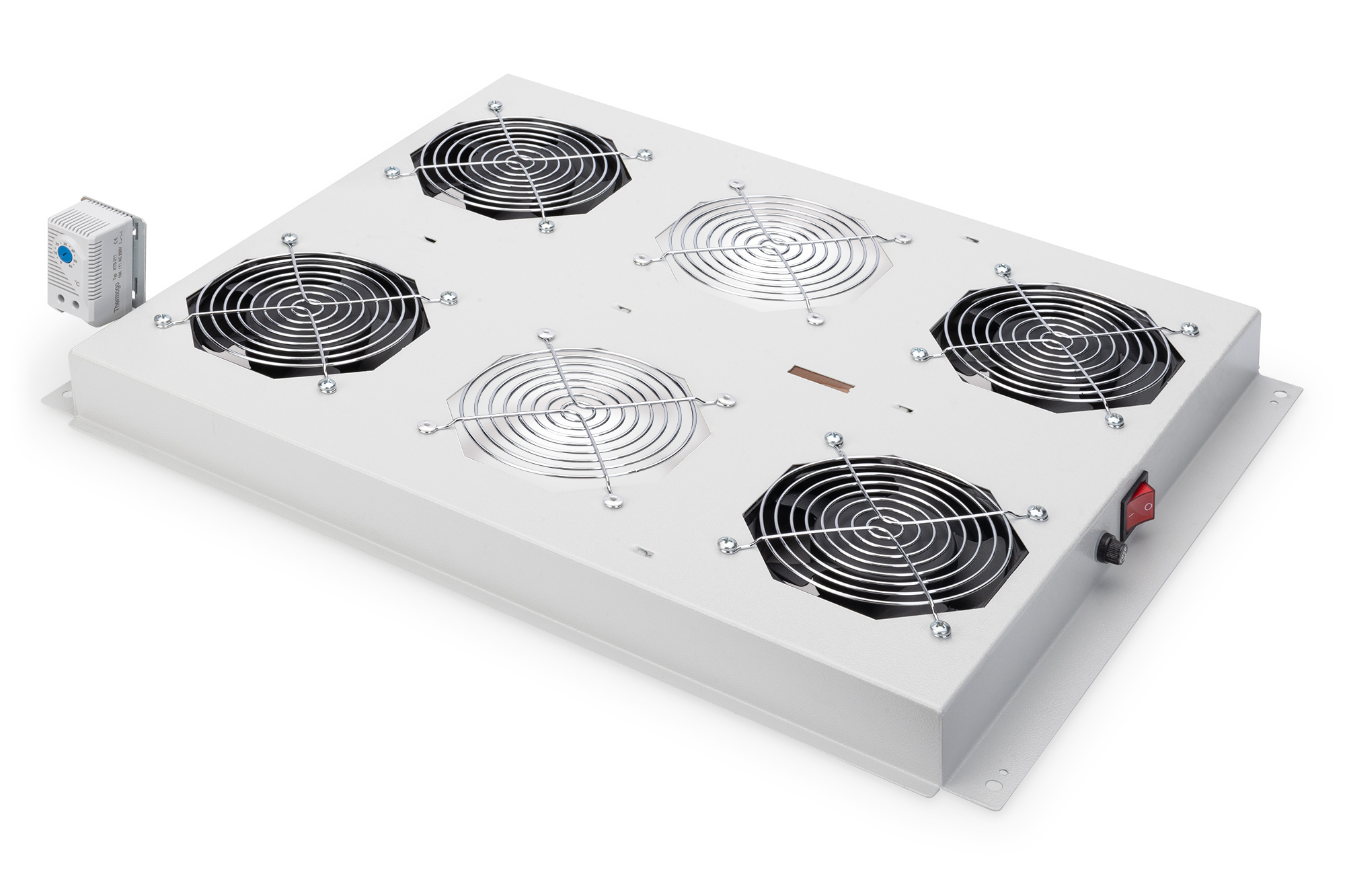 DIGITUS Professional DN-19 FAN-4-SRV - Rack-Zubehör - RAL 7.035