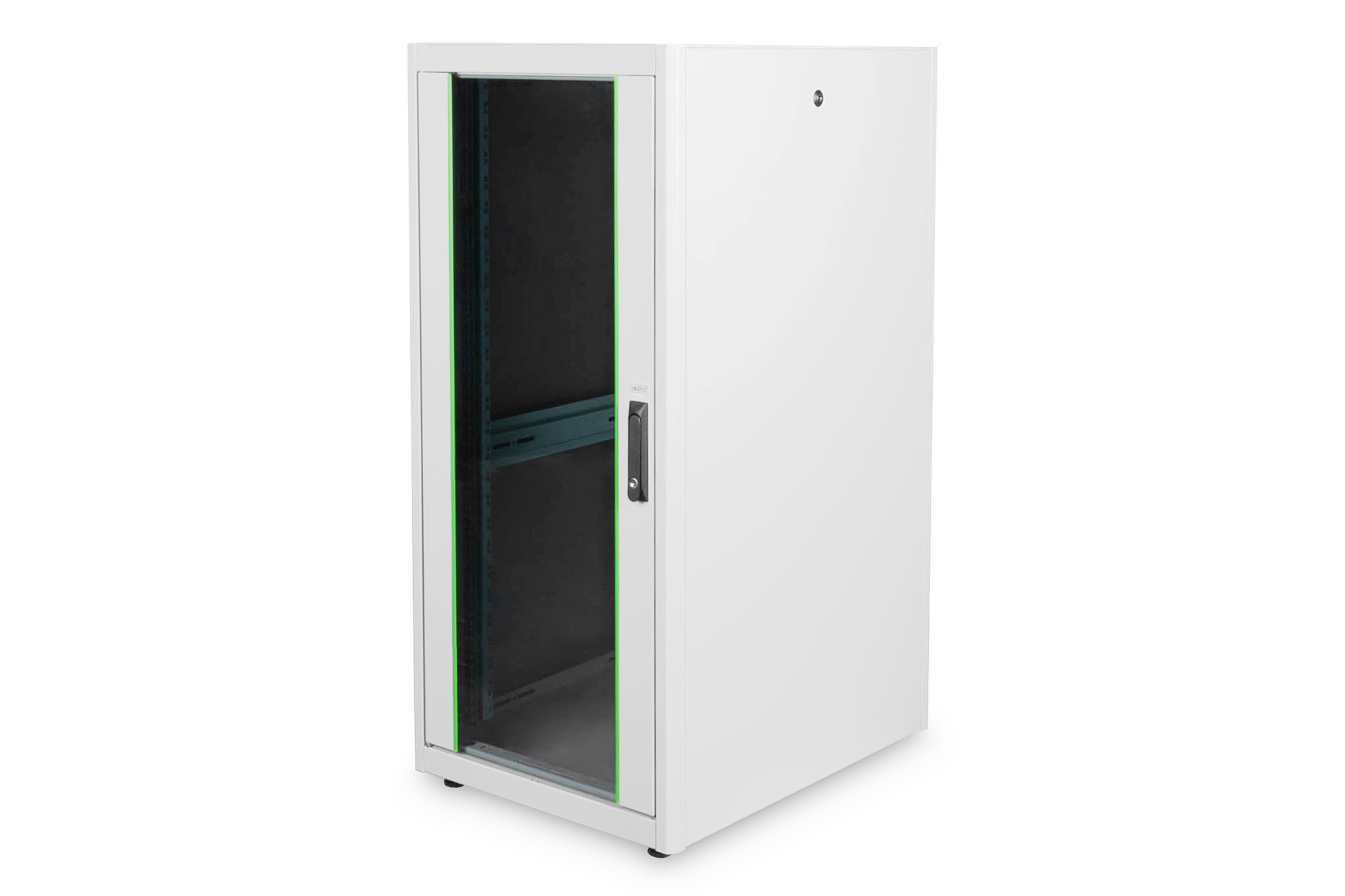 Digitus 19 Schrank 26HE Glastür, H1300 x B600 x T800mm, Grau