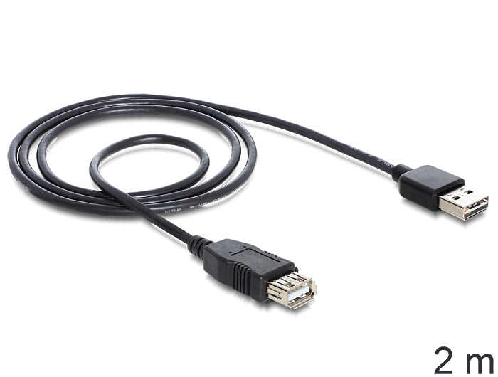 Delock EASY-USB 2.0-A - USB 2.0-A - 2m