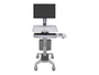 Ergotron WorkFit C-Mod Single Display Sit-Stand Workstation -...