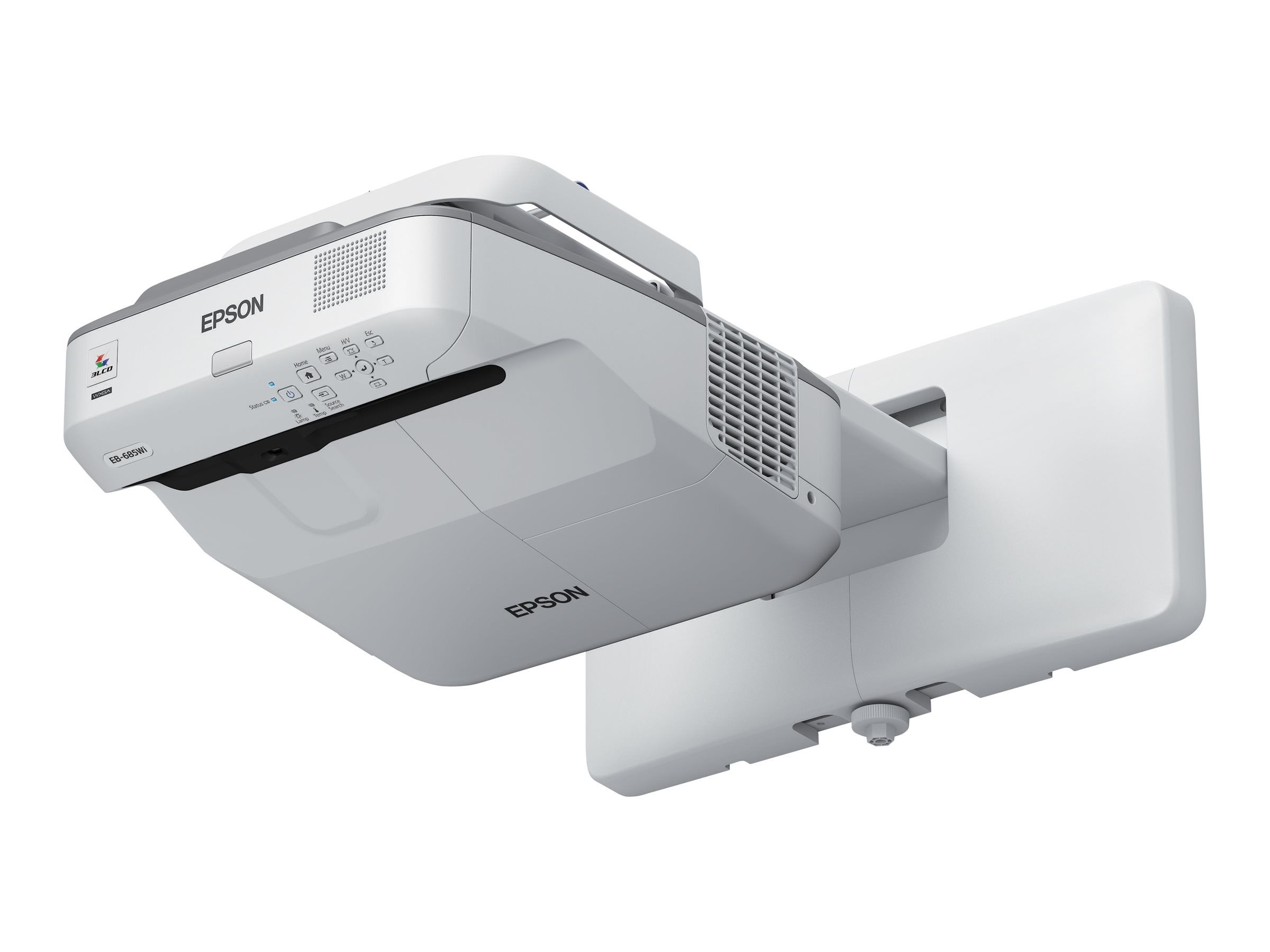 Epson EB-685Wi, 3LCD, WXGA (1280x800), 3500 lm, HDMI, Kurzdistanz, weiss-grau