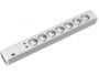 Bachmann 7x Schuko - 2m Verlängerungskabel 7 AC-Ausgänge Grau