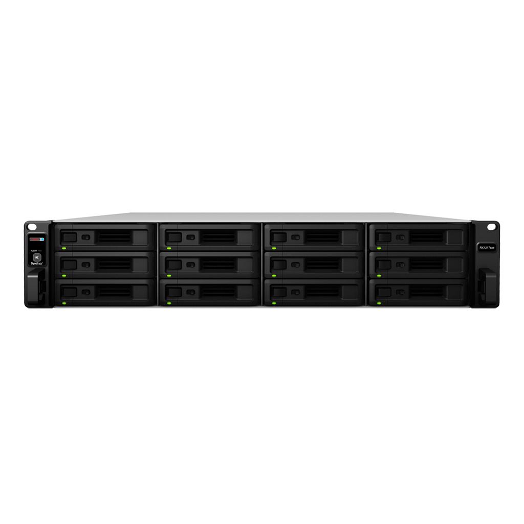 Synology RX1217sas Disk-Array Rack (2U) Schwarz