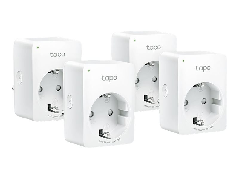 TP-Link Tapo P100, Smart-Steckdose, 4er-Pack