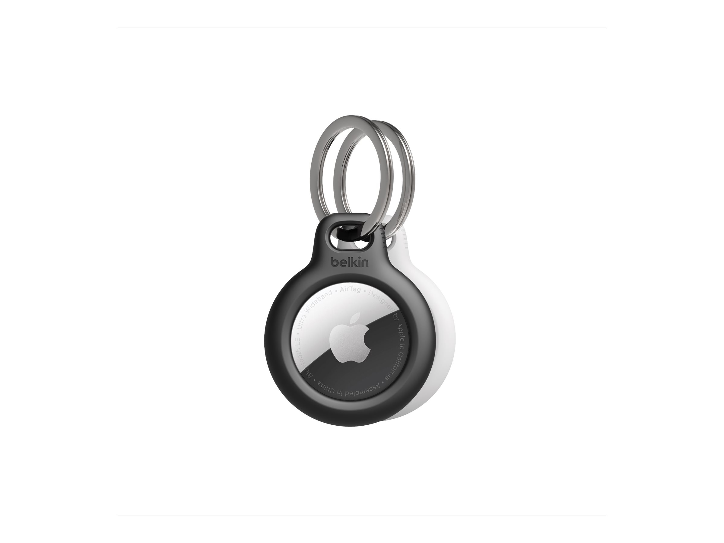 Belkin Secure Holder - Tasche für Airtag - Schwarz, weiß (Packung mit 2)