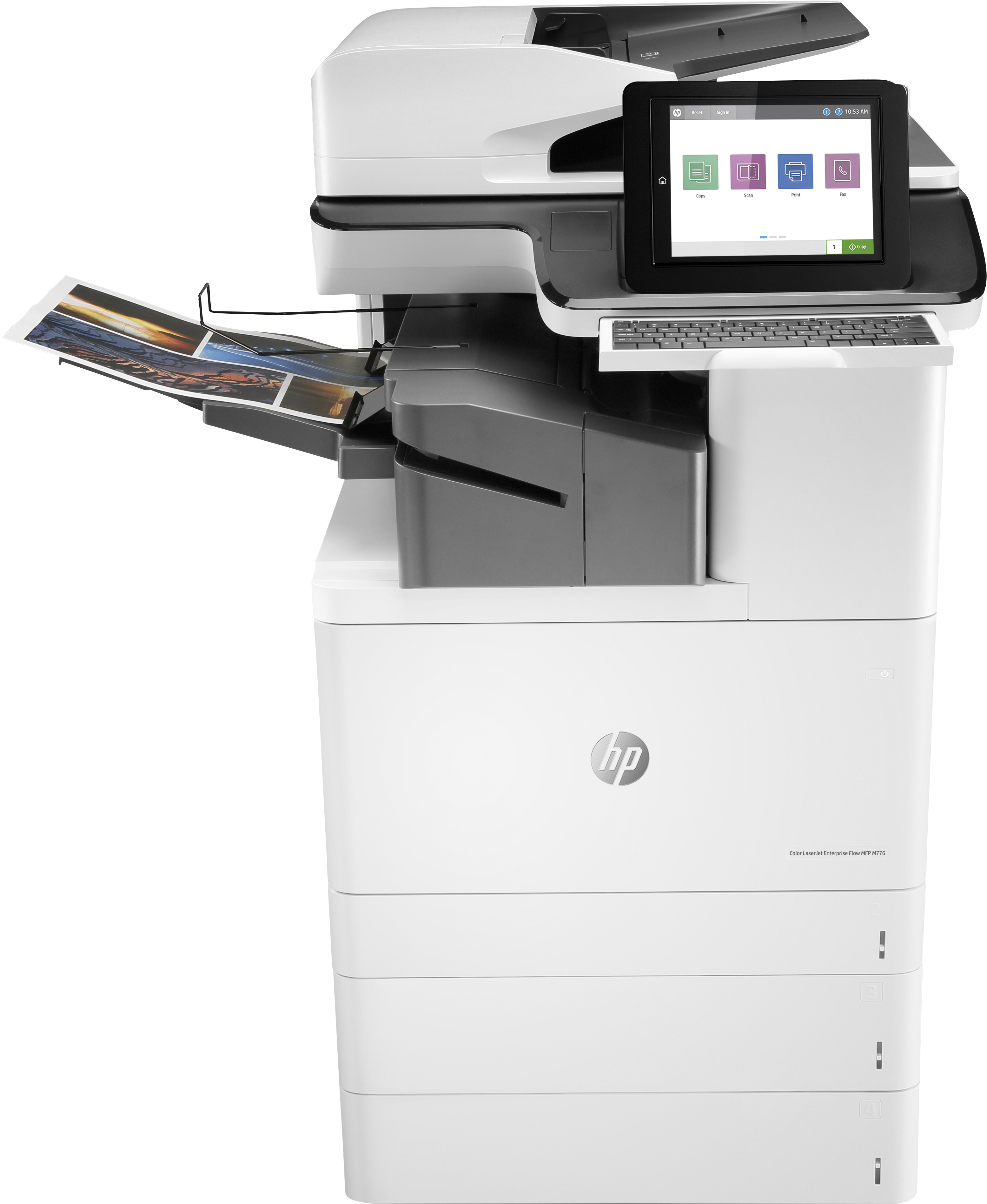 HP LaserJet Enterprise Flow MFP M776zs, Laser color, A3, MFP
