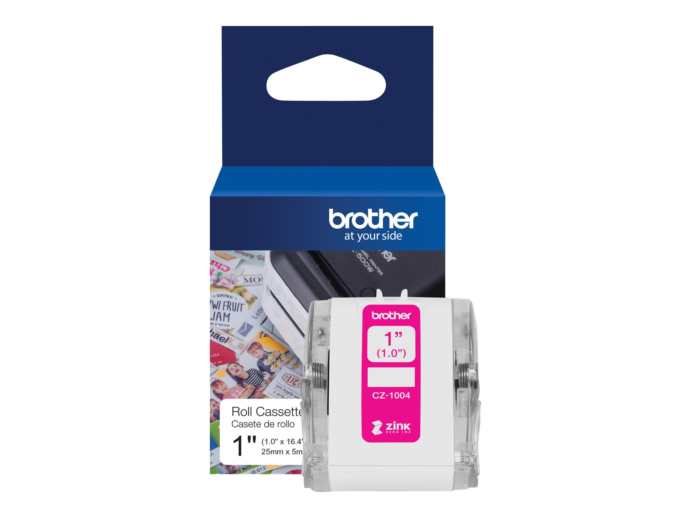 BROTHER Farbetikettenrolle CZ1004, 25mm