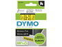 Dymo D1 Standard - Polyester - selbstklebend - Schwarz auf Gelb - Rolle (1,2...