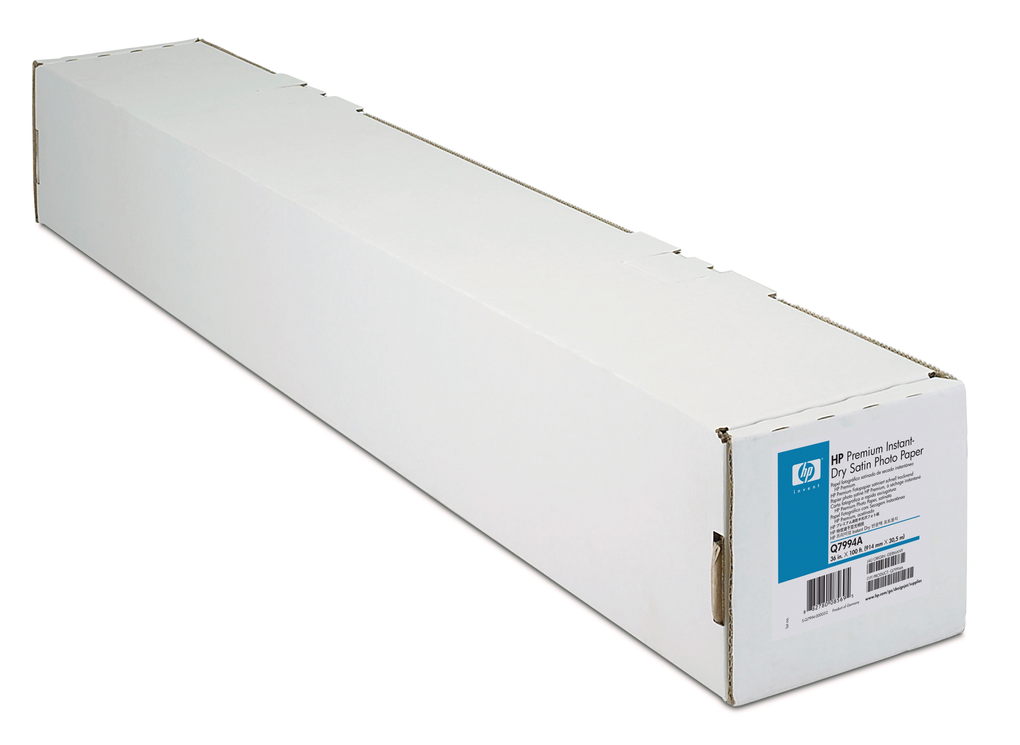 HP Premium Fotopapier, seidenmatt, schnell trocknend, 260 g/m², 1.067mm x 30,5 m