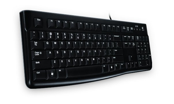 Logitech K120 - Tastatur - 105 Tasten QWERTZ - Schwarz