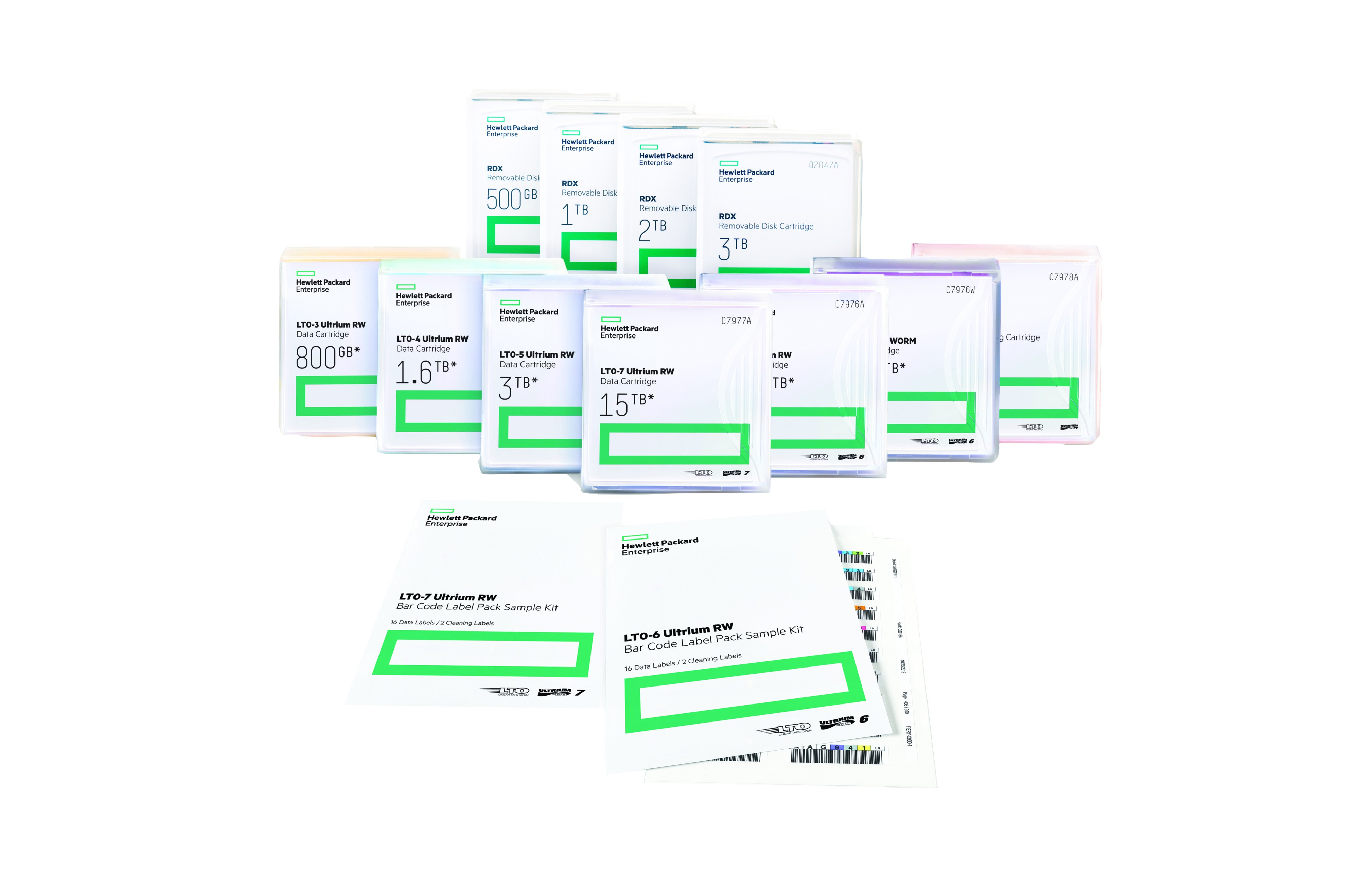 HP Enterprise LTO-5 Ultrium RW Bar Code Label Pack - Strichcodeetiketten