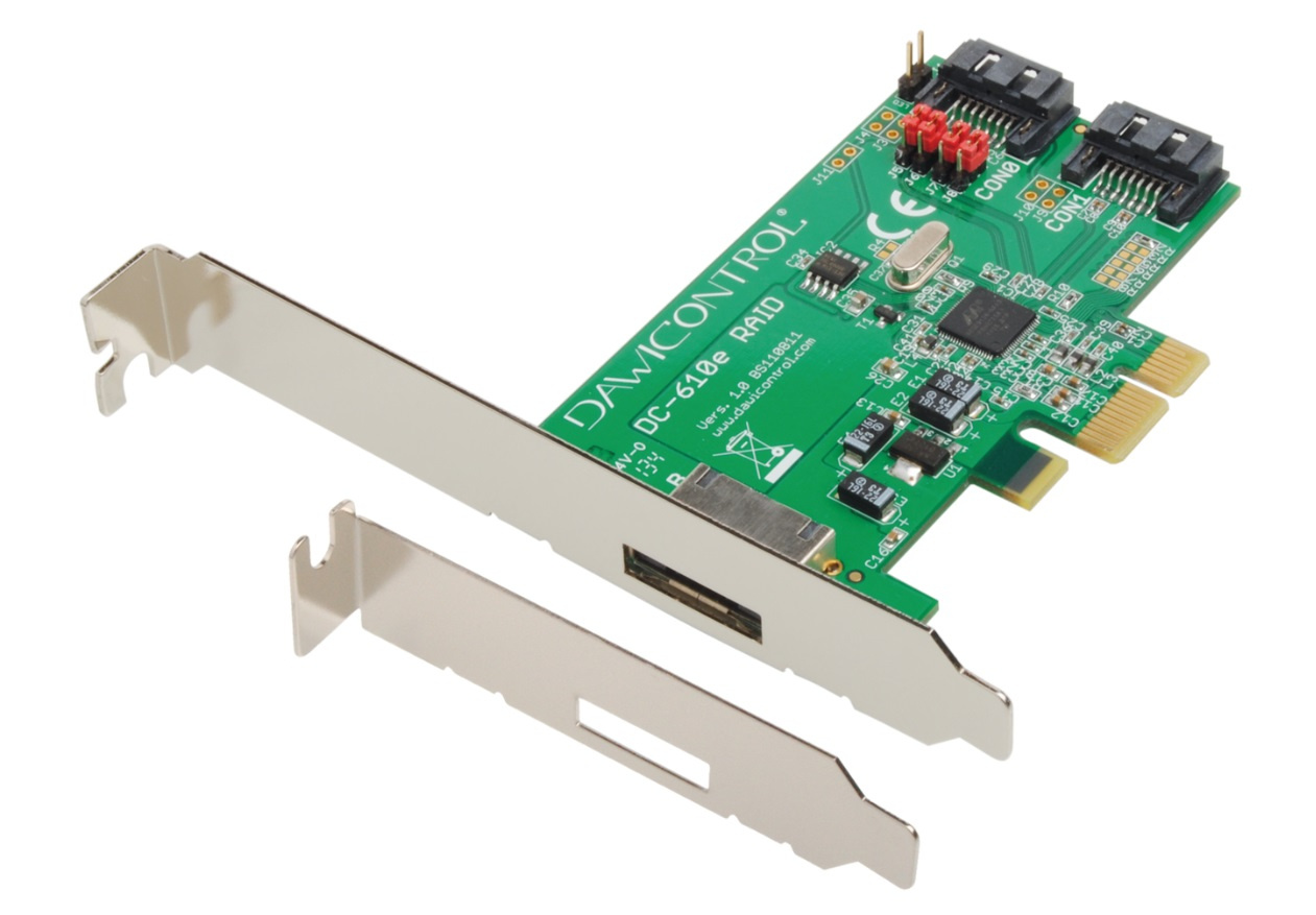 Dawicontrol DC-610e Raid Bl 2-Kanal SATA 6G eSata LP - Raid-Controller -...