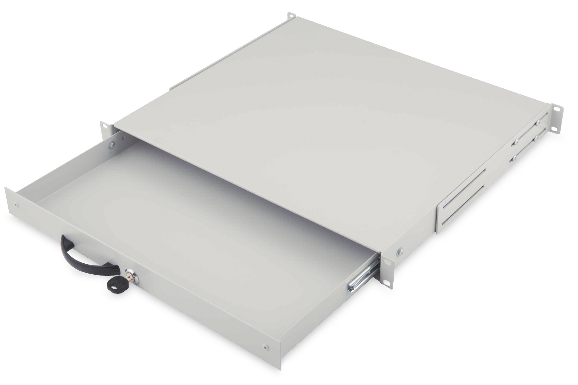 DIGITUS 19 Lockable Keyboard shelf Grau