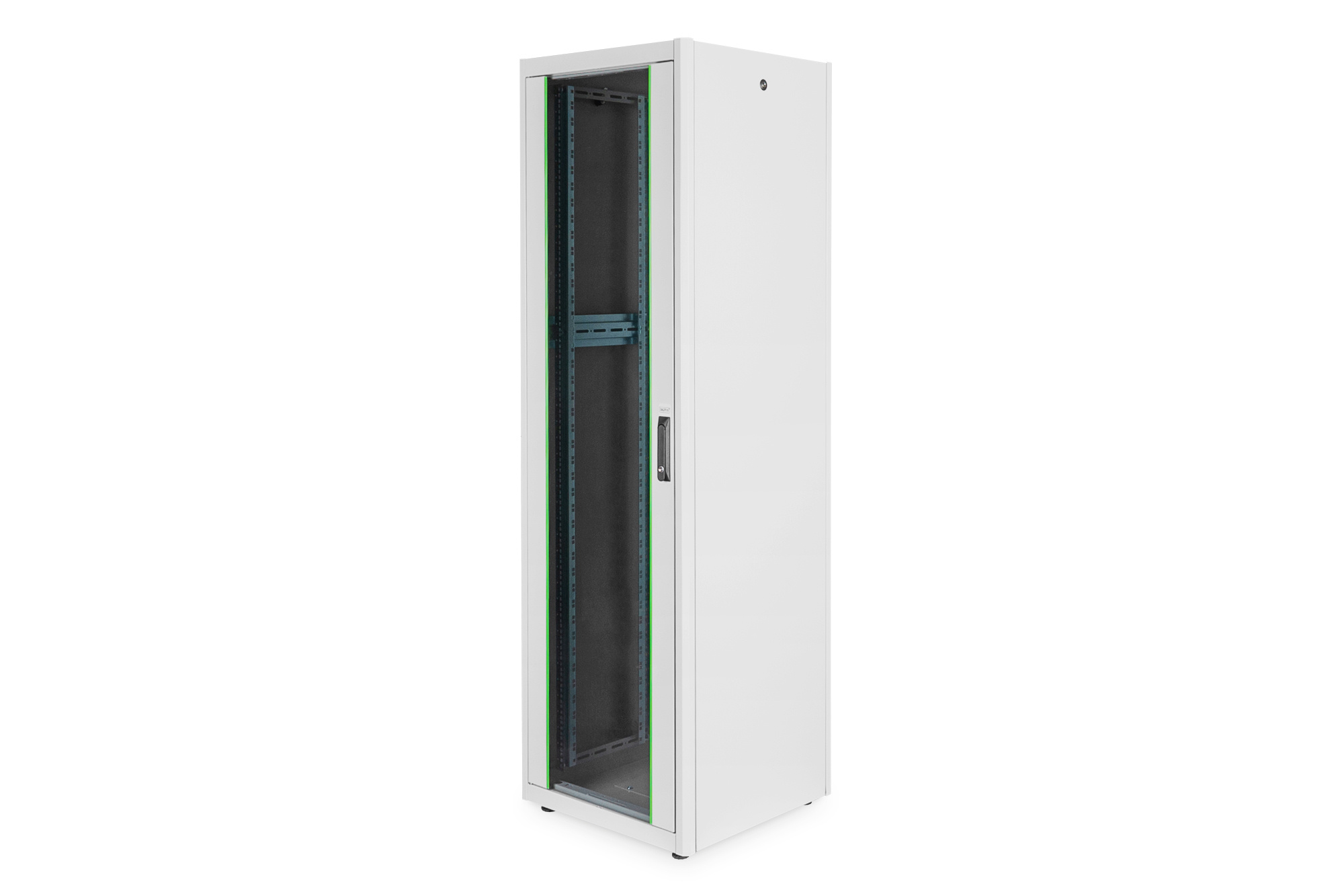 Digitus 19 Schrank 42HE Glastür, H2010 x B600 x T600mm, Grau