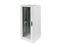 Digitus 19 Schrank 26HE Glastür, H1300 x B600 x T600mm, Grau